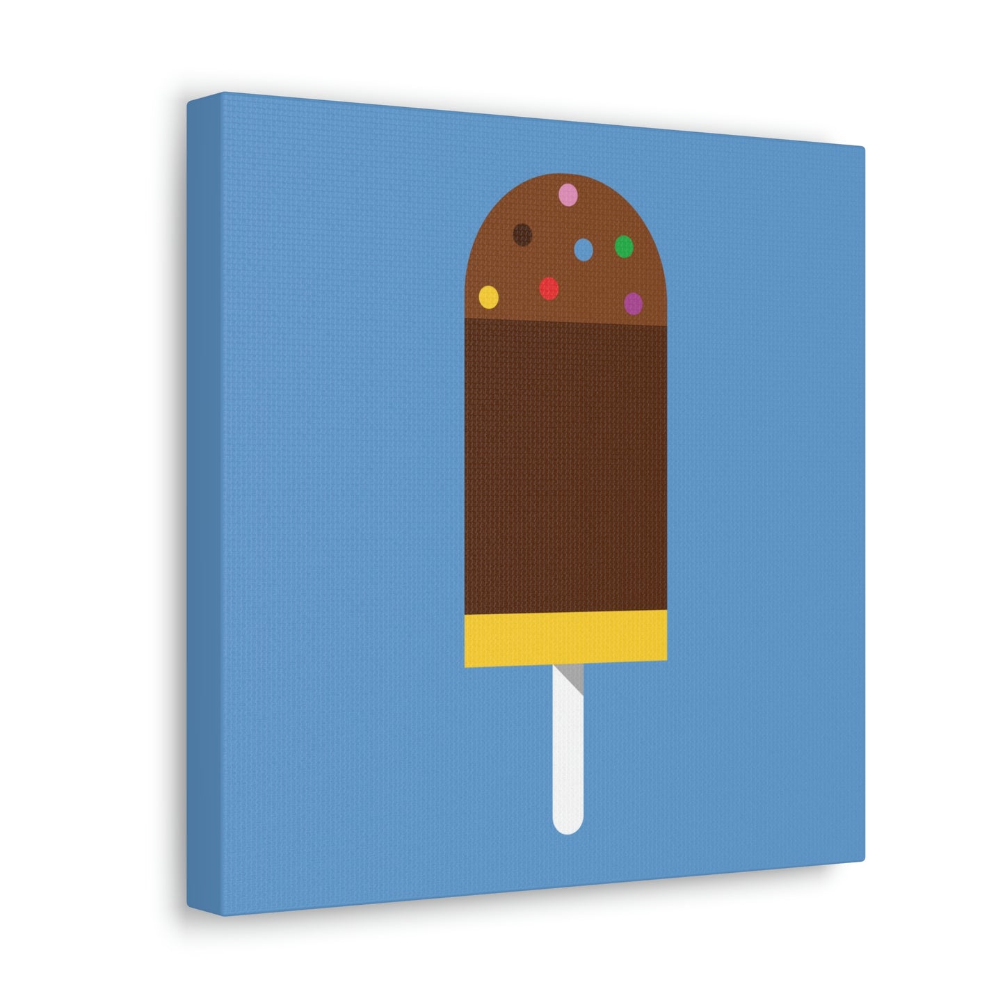 Ice Cream Lover Minimal Abstract Aesthetic Classic Art Canvas Gallery Wraps