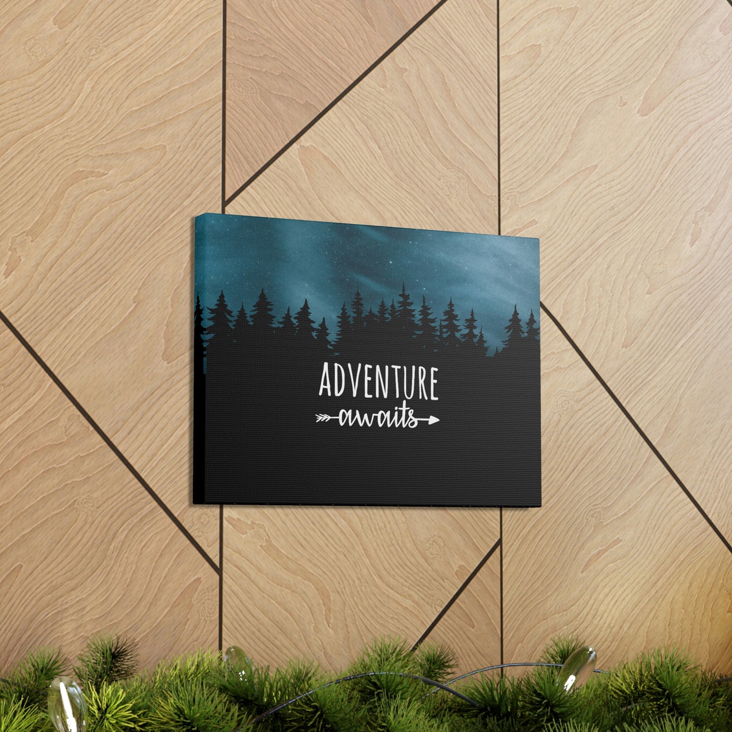 Adventure Awaits Art Vacation Landscape Explore Aesthetic Classic Art Canvas Gallery Wraps