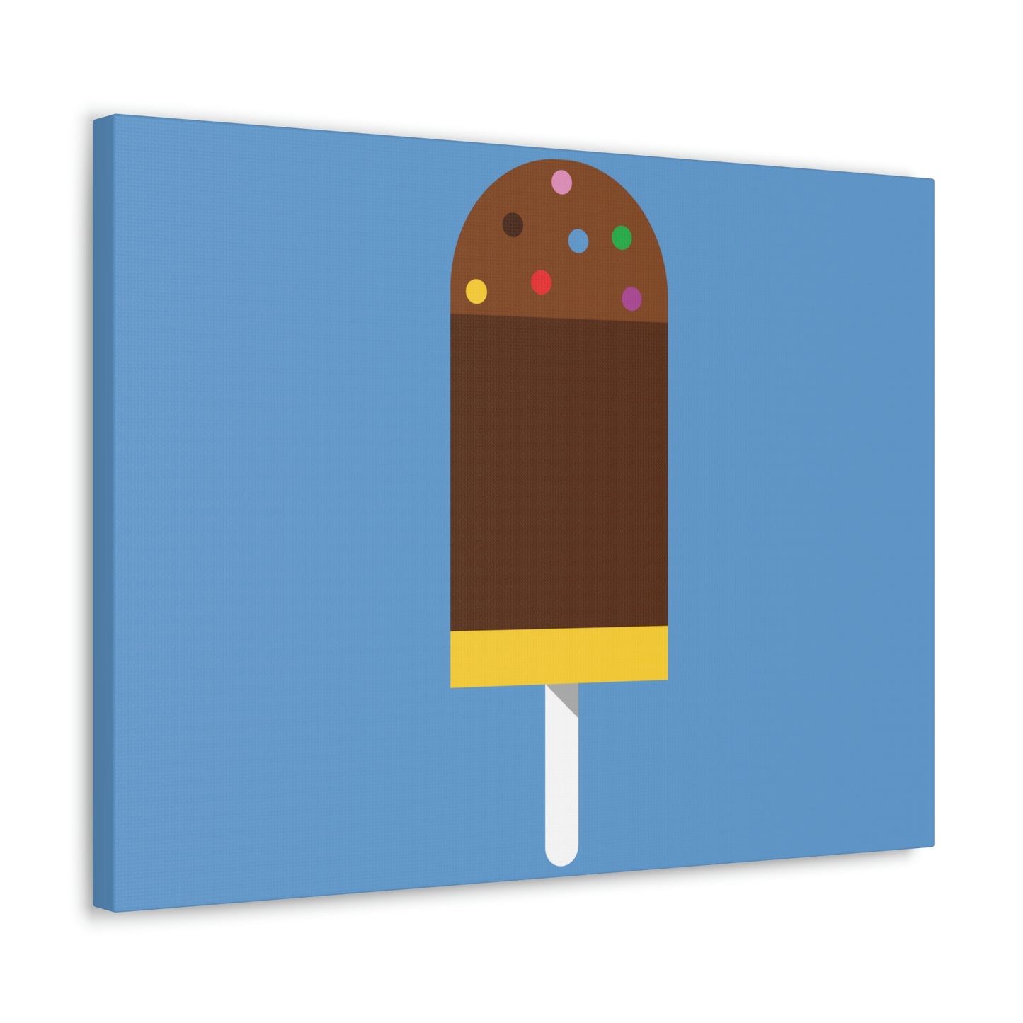 Ice Cream Lover Minimal Abstract Aesthetic Classic Art Canvas Gallery Wraps