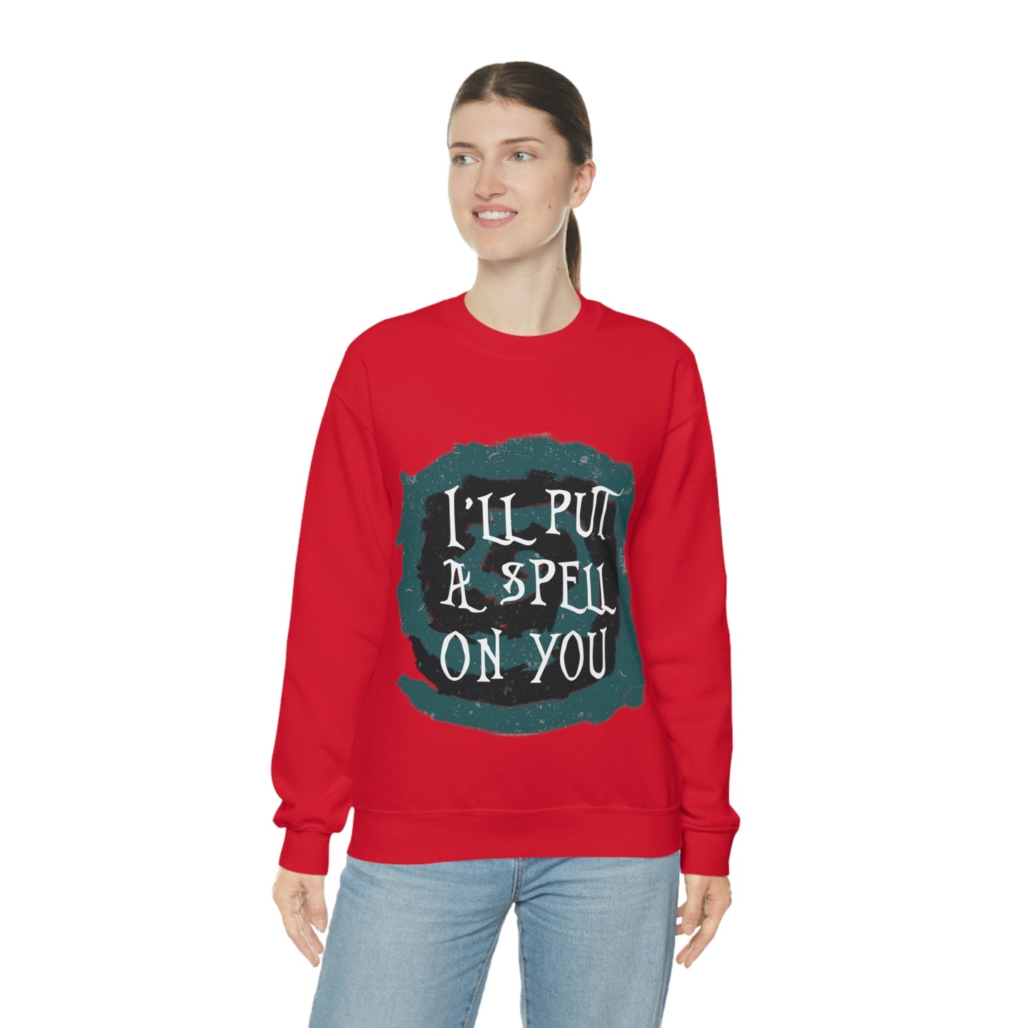 I`ll Put A Spell On You Halloween Trick Or Treat Unisex Heavy Blend™ Crewneck Sweatshirt