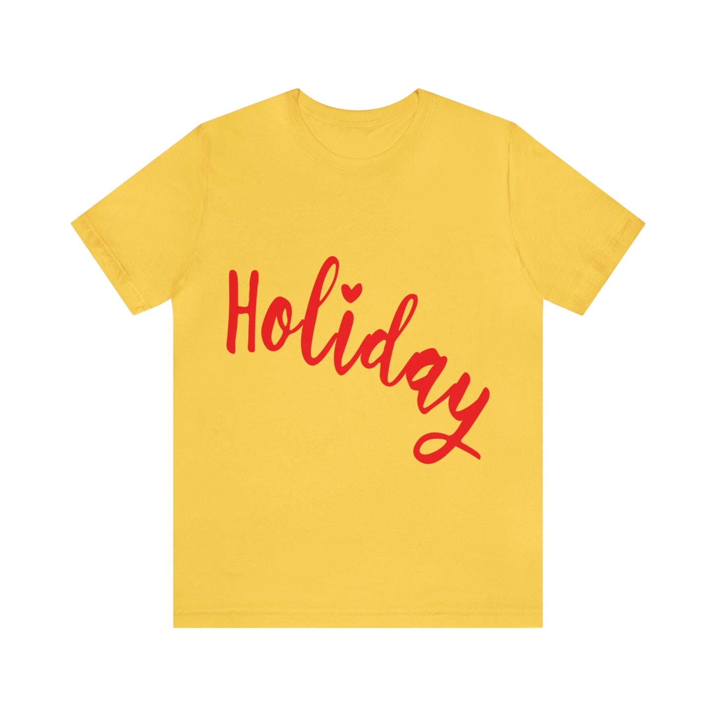 Holidays Red Text Weekend Quotes Unisex Jersey Short Sleeve T-Shirt