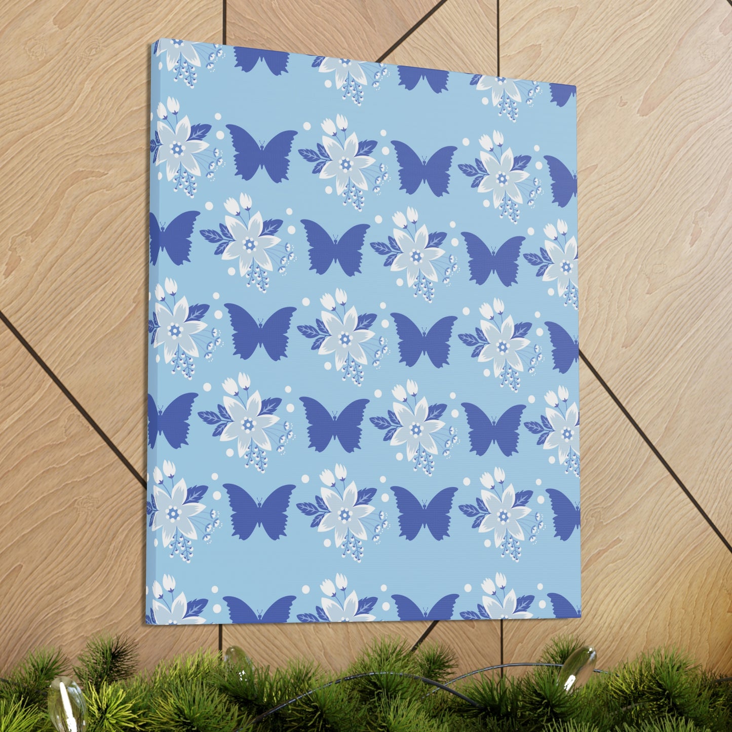 Butterfly Pattern Nature Animal Lovers Classic Art Canvas Gallery Wraps