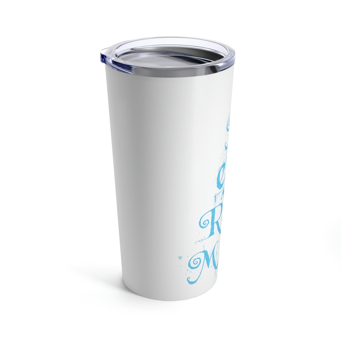 Love Christmas Happy Holidays Minimal Art Сalligraphy Stainless Steel Hot or Cold Vacuum Tumbler 20oz