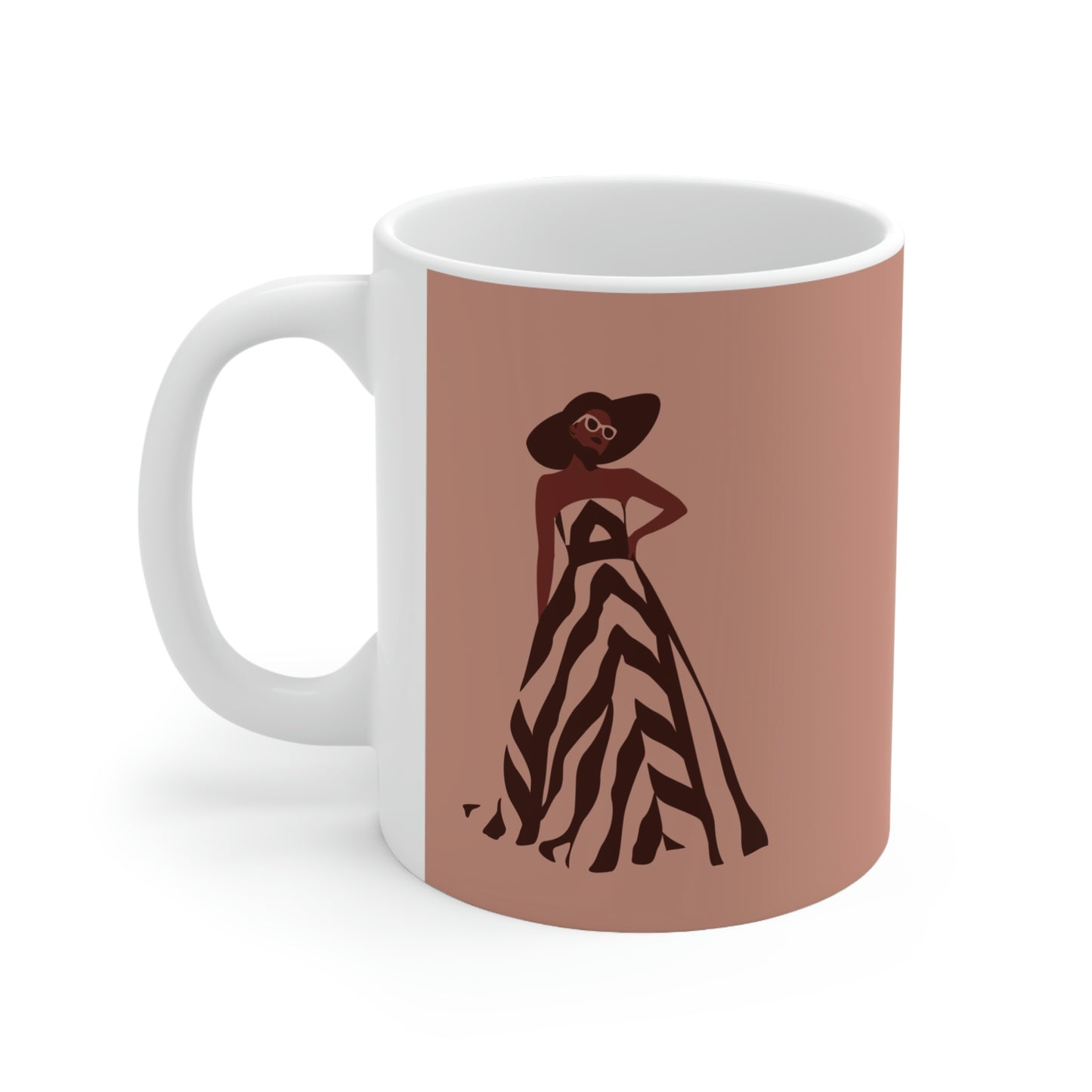 Retro Movies Woman in Dress Vintage Film Lover Ceramic Mug 11oz