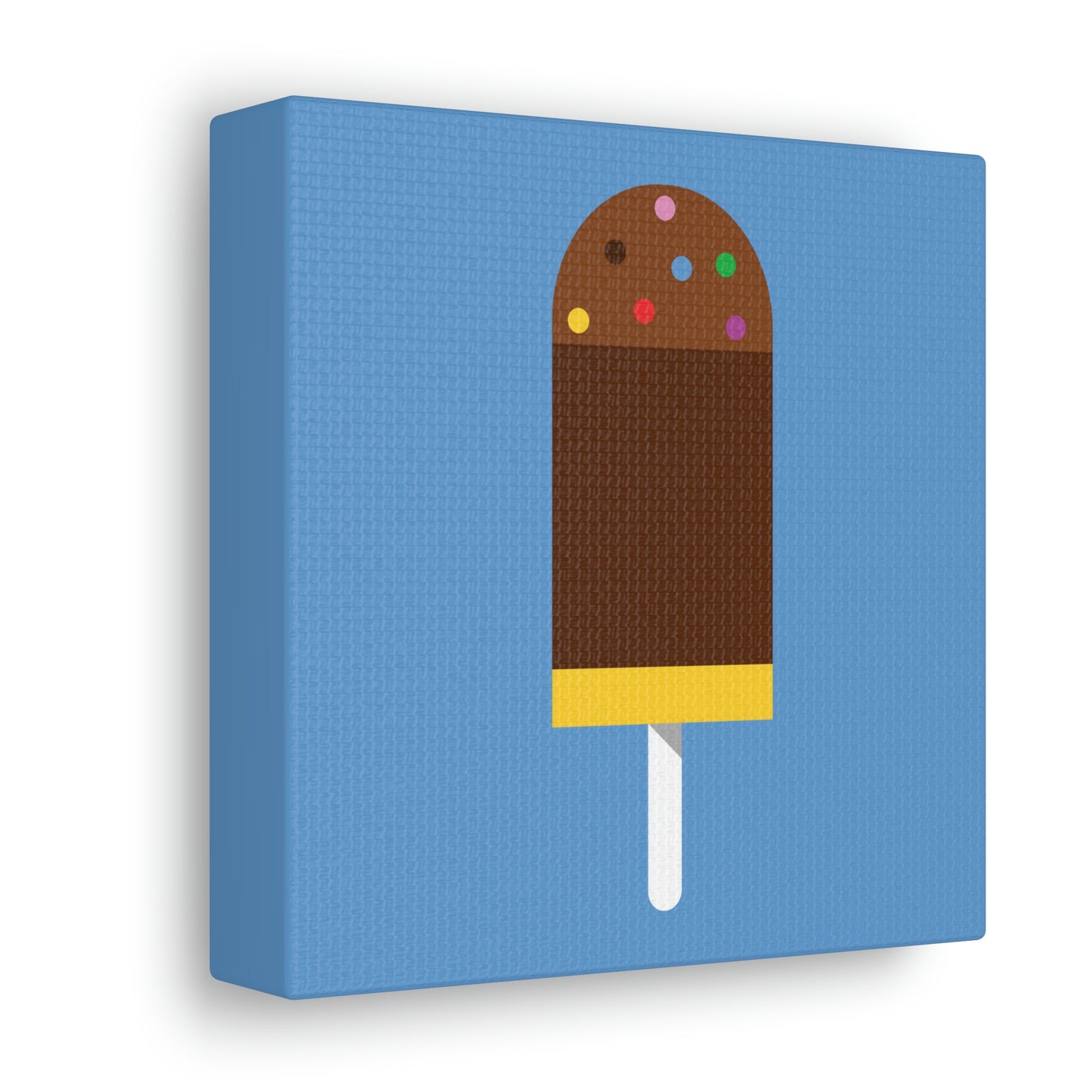 Ice Cream Lover Minimal Abstract Aesthetic Classic Art Canvas Gallery Wraps