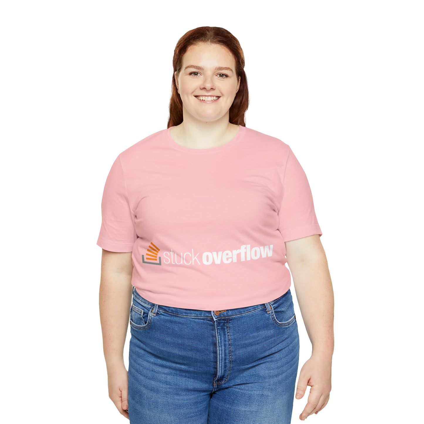 Stack Overflow Funny IT Developer Programming Nerdy Unisex Jersey Short Sleeve T-Shirt