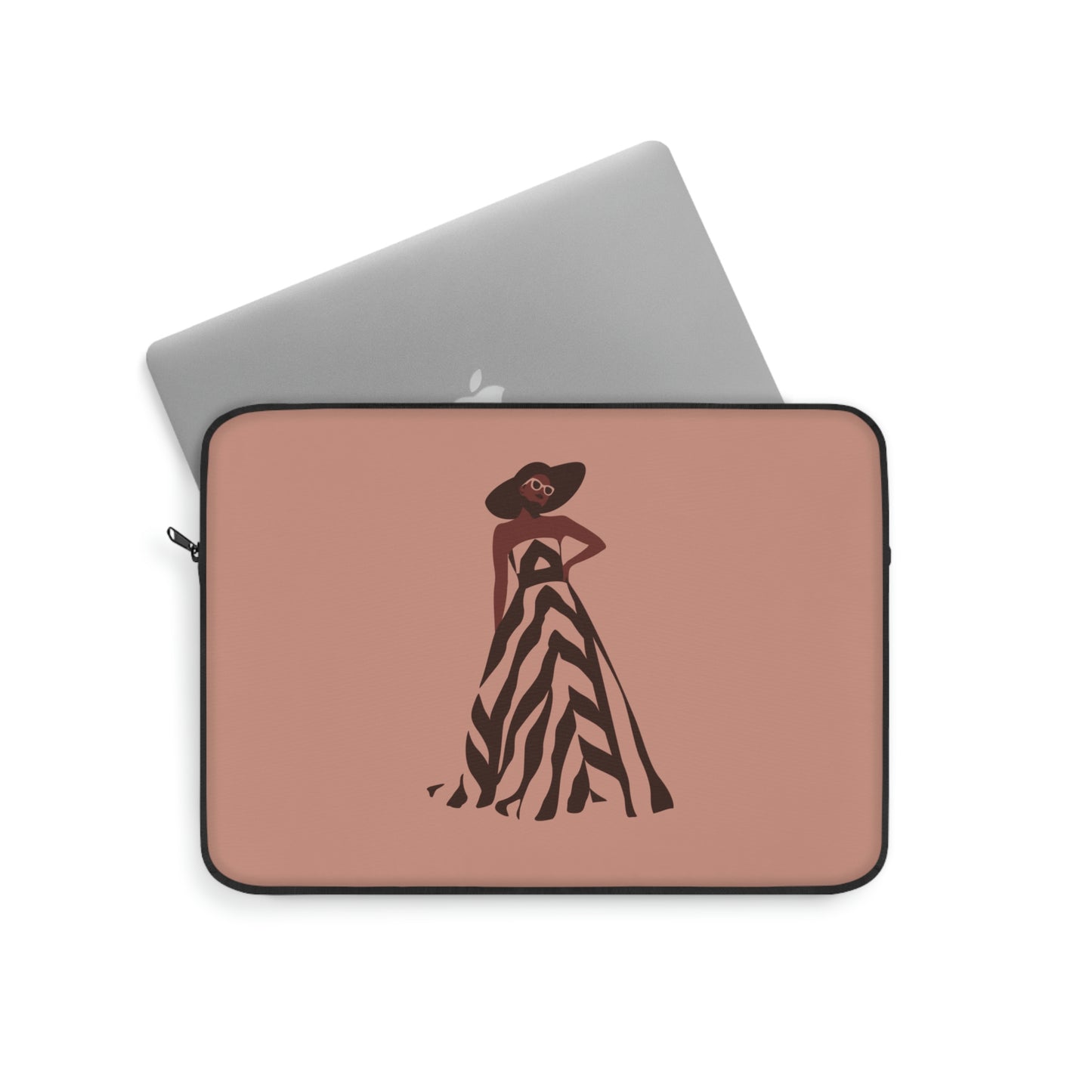 Retro Movies Woman in Dress Vintage Film Lover Laptop Sleeve