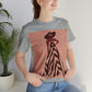 Retro Movies Woman in Dress Vintage Film Lover Unisex Jersey Short Sleeve T-Shirt