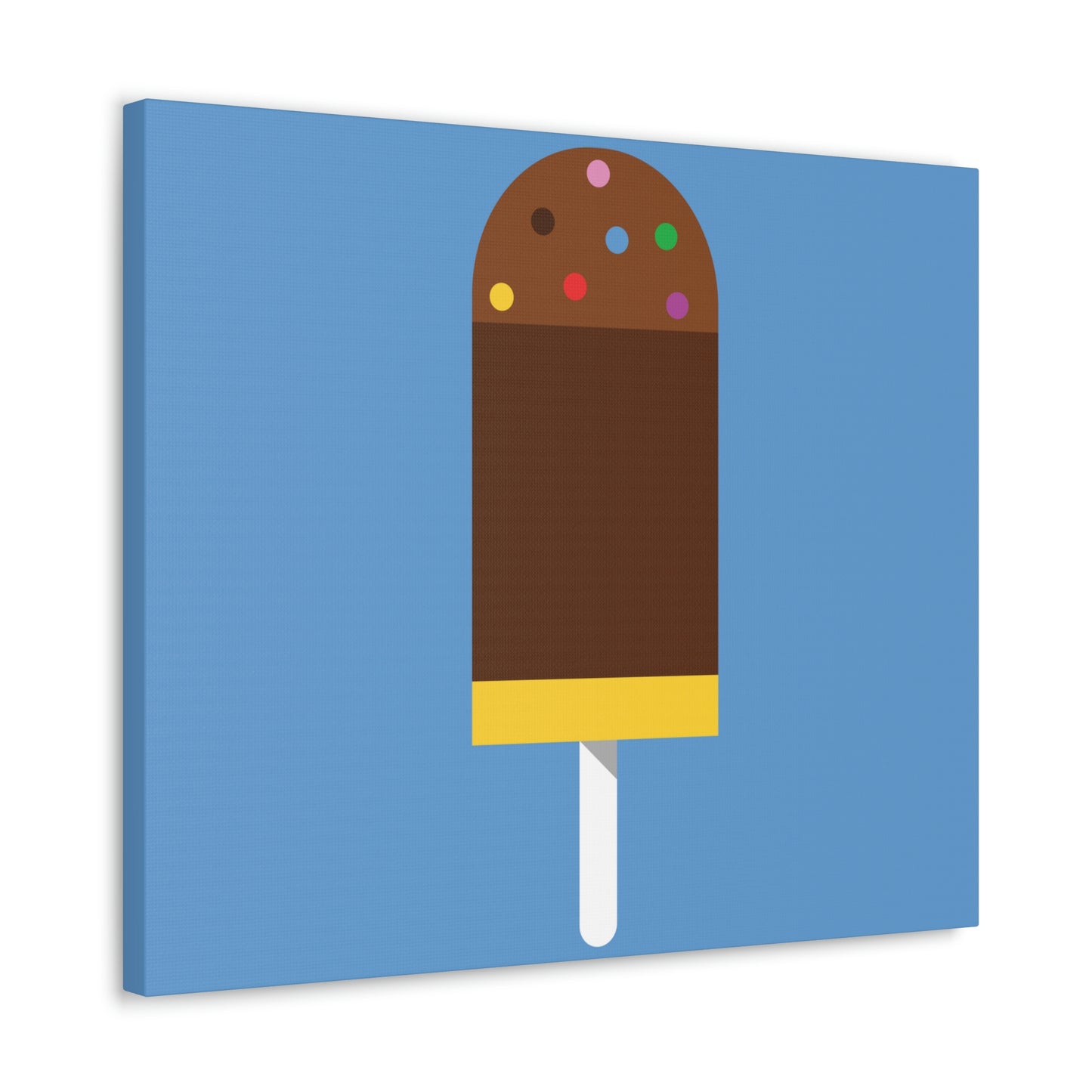 Ice Cream Lover Minimal Abstract Aesthetic Classic Art Canvas Gallery Wraps