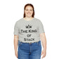 The King of Stack Overflow IT Funny Coding Unisex Jersey Short Sleeve T-Shirt