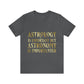 Astrology Is Important But Astronomy Is Importanter Funny Quotes Gold Unisex Jersey Short Sleeve T-Shirt