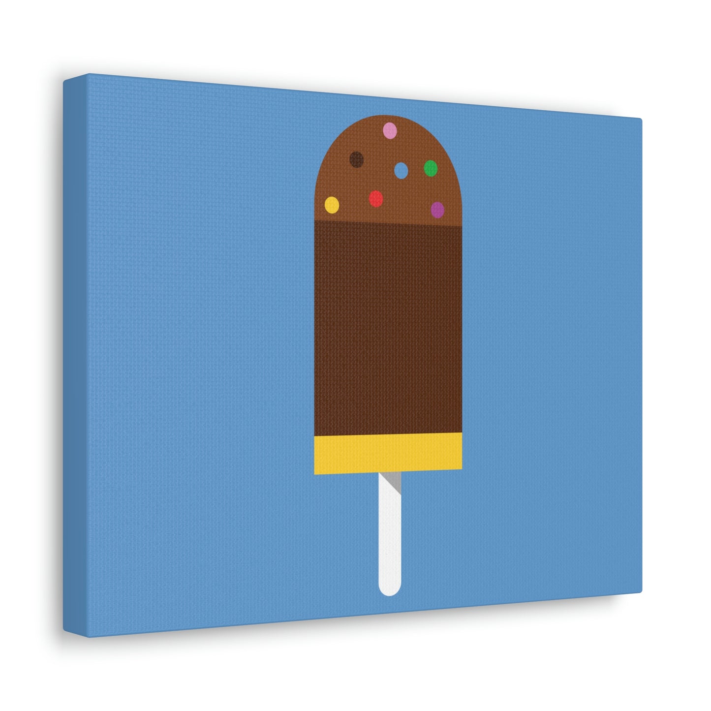 Ice Cream Lover Minimal Abstract Aesthetic Classic Art Canvas Gallery Wraps