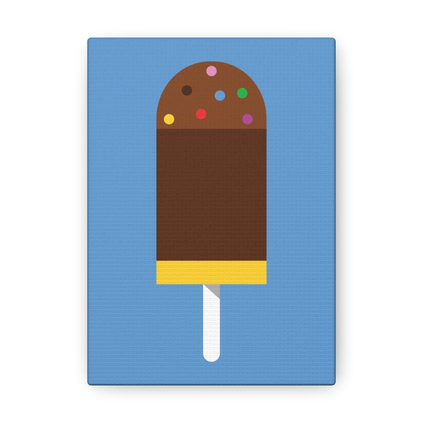 Ice Cream Lover Minimal Abstract Aesthetic Classic Art Canvas Gallery Wraps