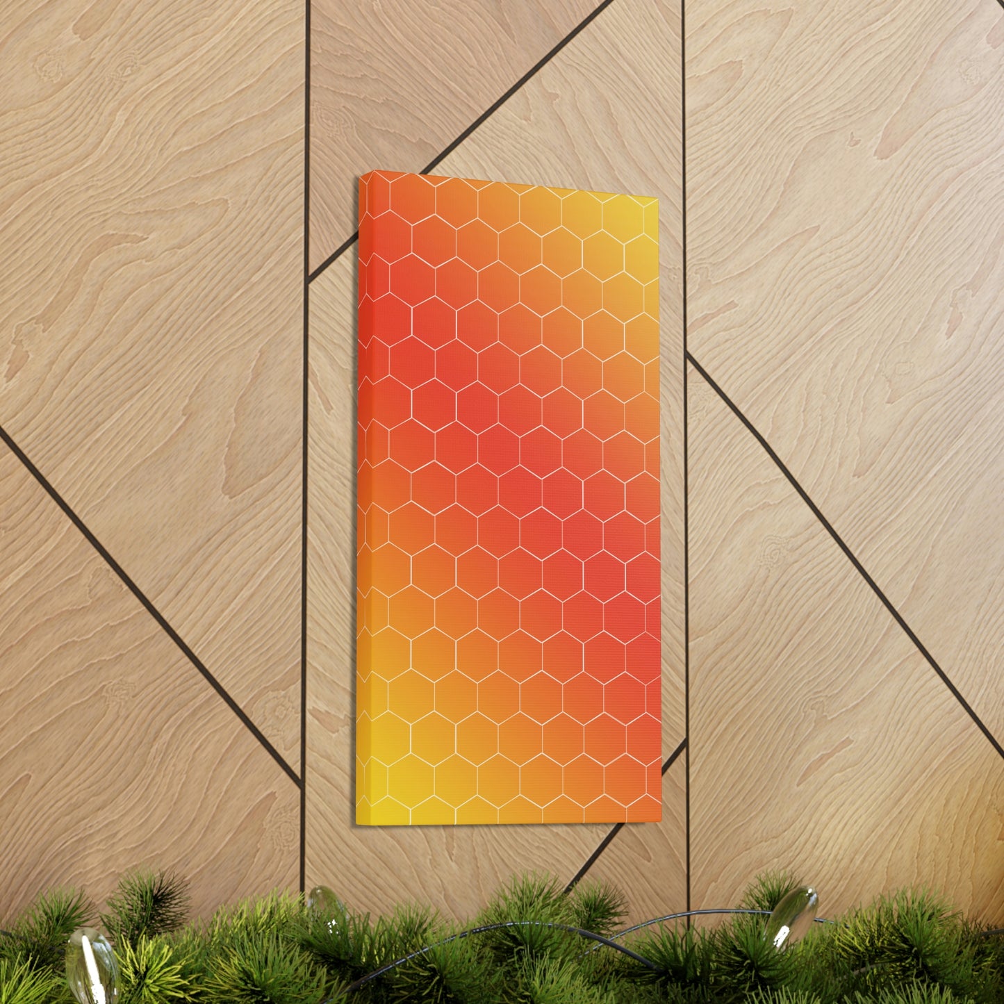 Bee Honeycomb Honey Nature Lovers Classic Art Canvas Gallery Wraps