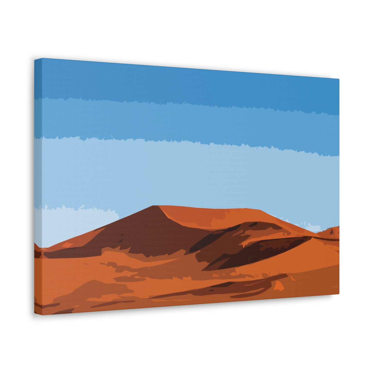 Landscape Desert Orange Sand Abstract Nature Modern Aesthetics Aesthetic Classic Art Canvas Gallery Wraps