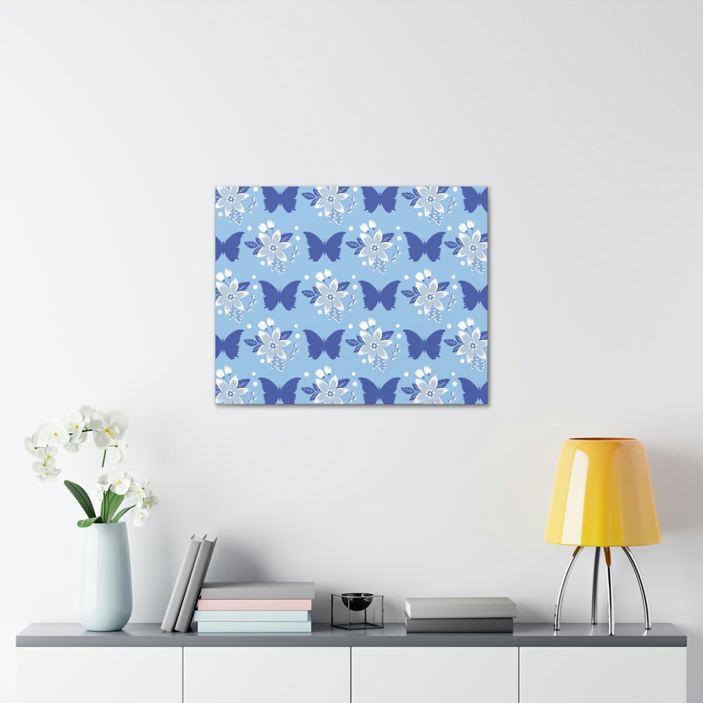 Butterfly Pattern Nature Animal Lovers Classic Art Canvas Gallery Wraps