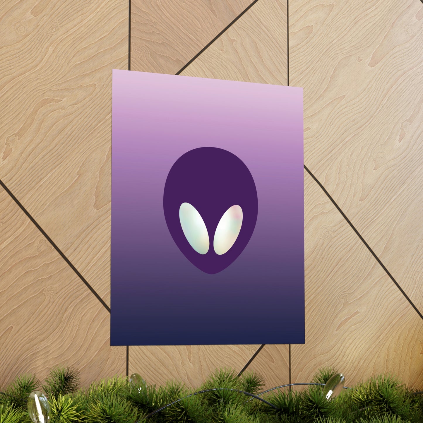 Alien Aesthetic Minimalist UFO Classic TV Series Art Premium Matte Vertical Posters