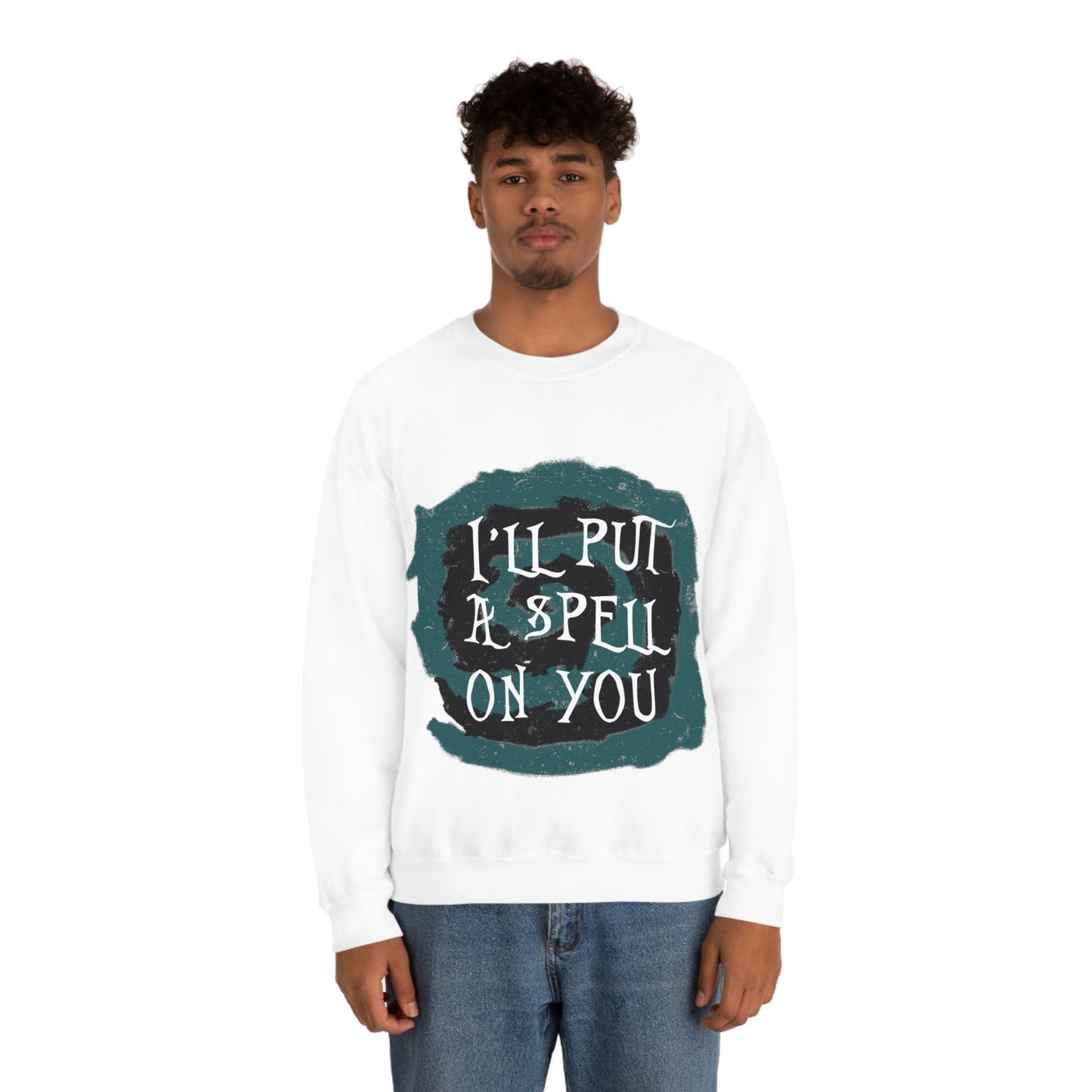 I`ll Put A Spell On You Halloween Trick Or Treat Unisex Heavy Blend™ Crewneck Sweatshirt