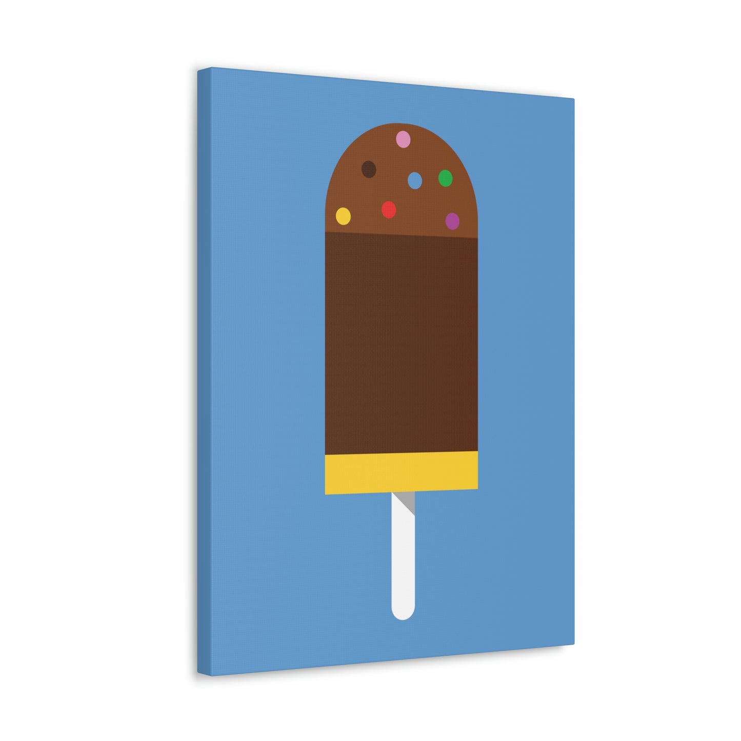 Ice Cream Lover Minimal Abstract Aesthetic Classic Art Canvas Gallery Wraps