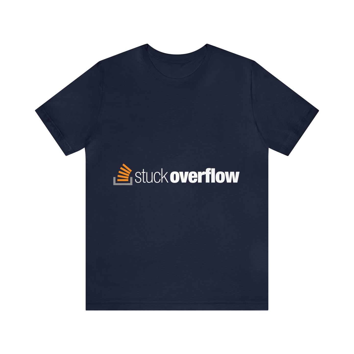 Stack Overflow Funny IT Developer Programming Nerdy Unisex Jersey Short Sleeve T-Shirt