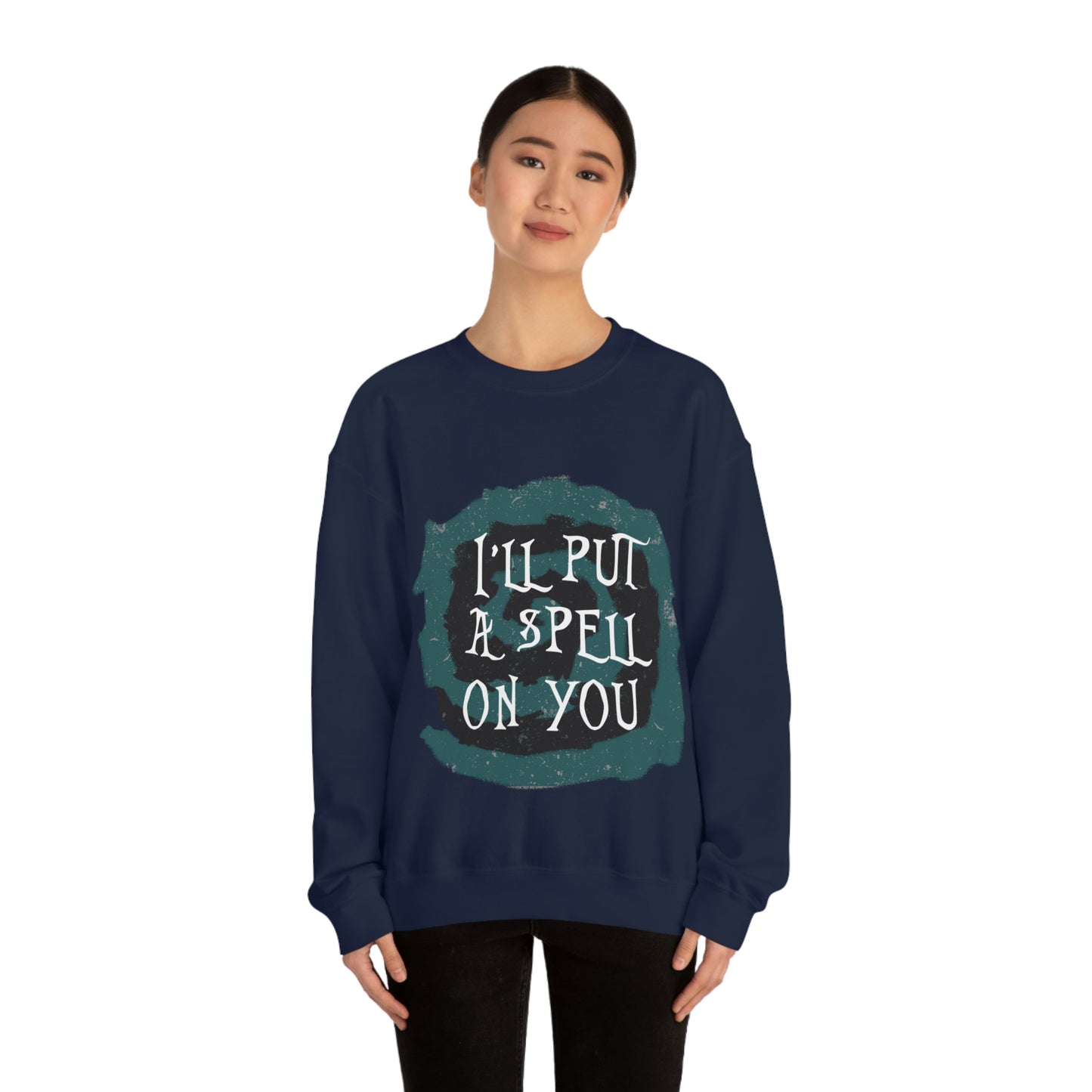 I`ll Put A Spell On You Halloween Trick Or Treat Unisex Heavy Blend™ Crewneck Sweatshirt