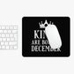 Kngs Are Born in December Happy Birthday Ergonomic Non-slip Creative Design Mouse Pad