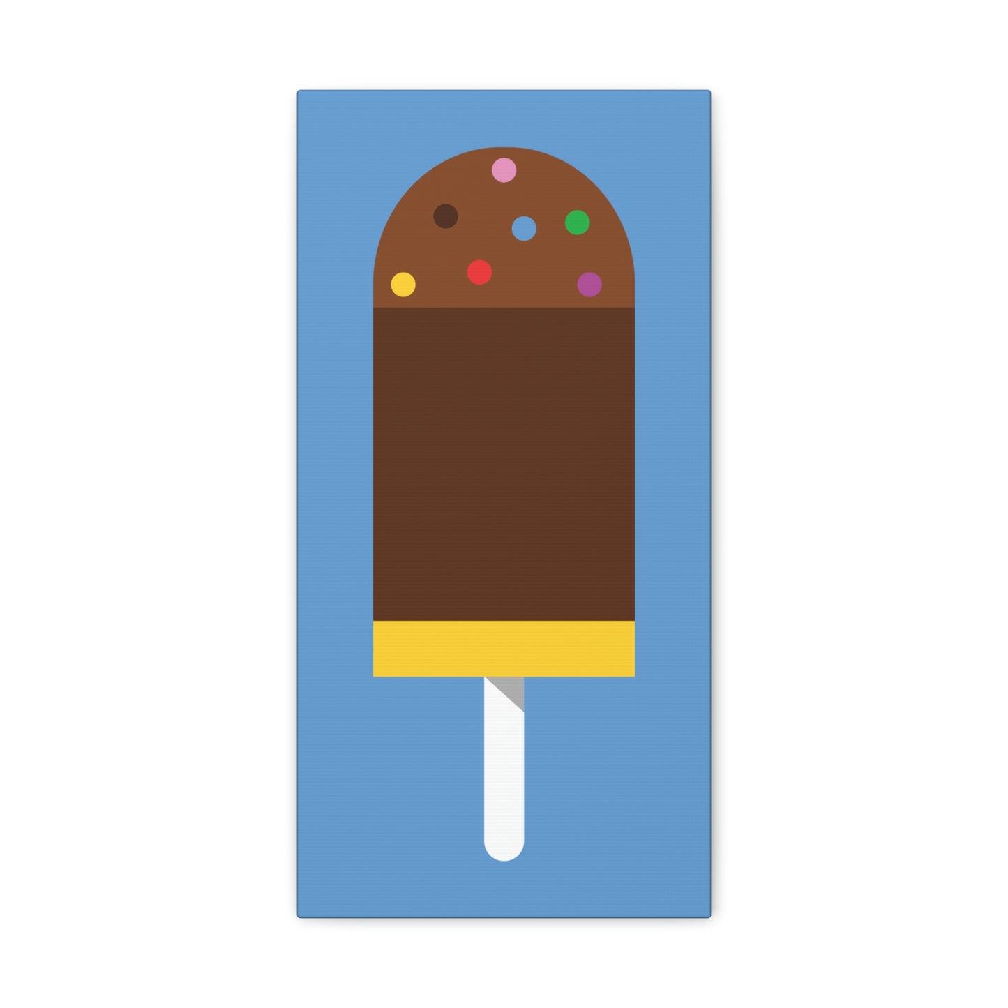 Ice Cream Lover Minimal Abstract Aesthetic Classic Art Canvas Gallery Wraps