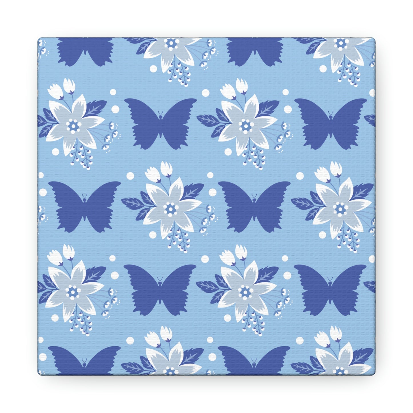 Butterfly Pattern Nature Animal Lovers Classic Art Canvas Gallery Wraps