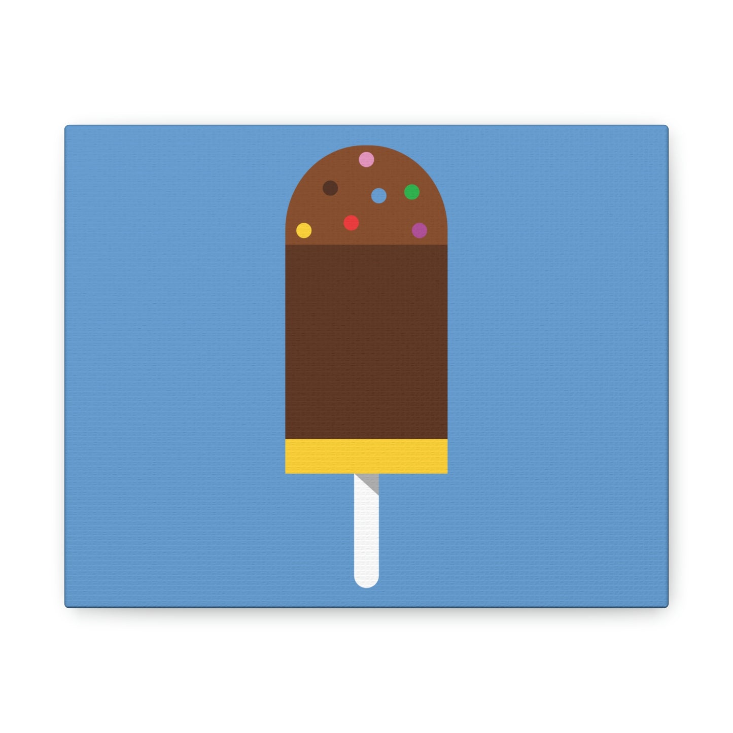 Ice Cream Lover Minimal Abstract Aesthetic Classic Art Canvas Gallery Wraps