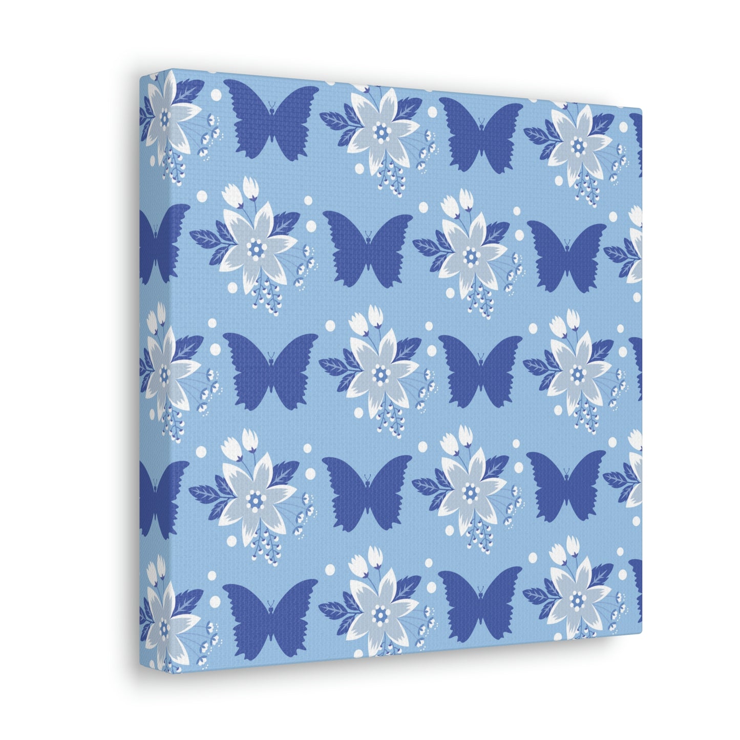 Butterfly Pattern Nature Animal Lovers Classic Art Canvas Gallery Wraps