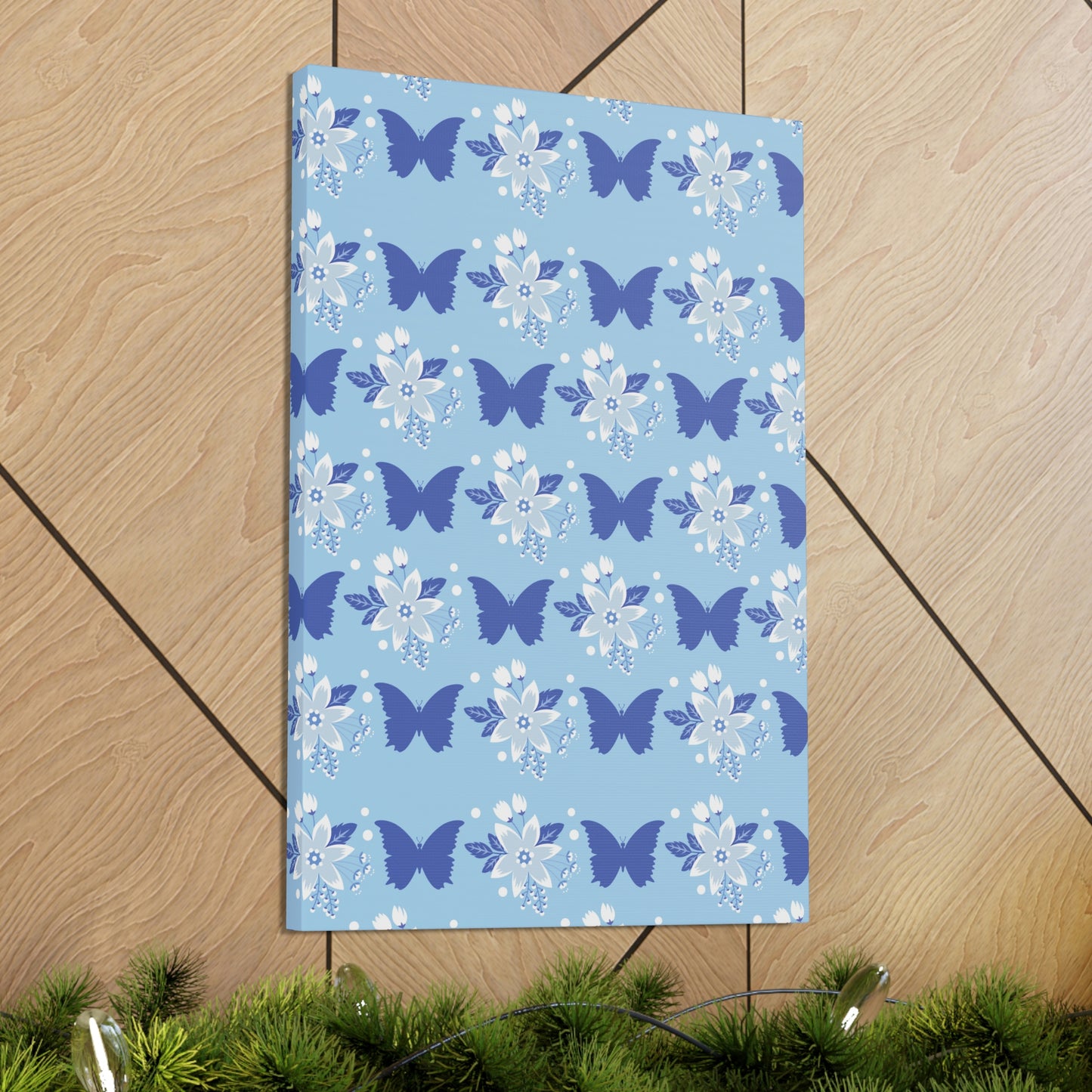 Butterfly Pattern Nature Animal Lovers Classic Art Canvas Gallery Wraps