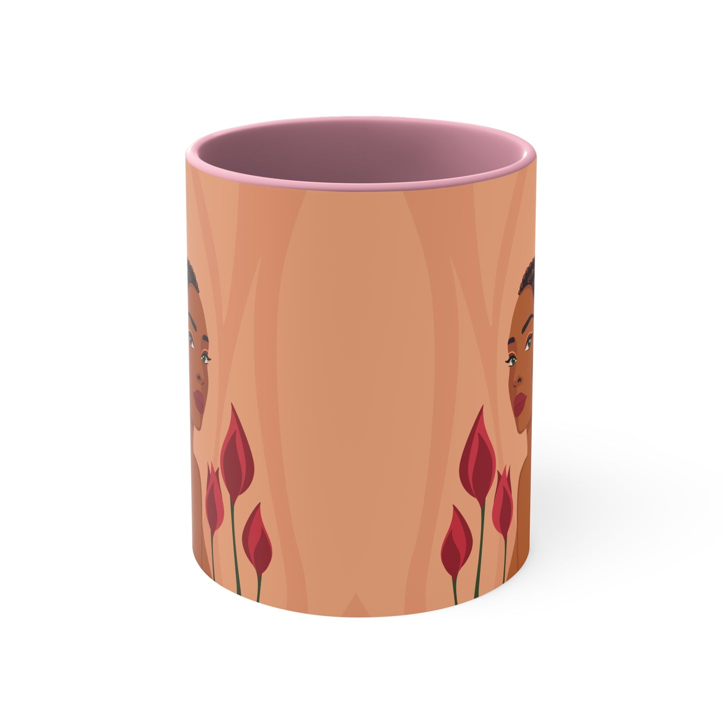 Bloom Spring Vibes Woman Roses Aesthetic Art Accent Coffee Mug 11oz