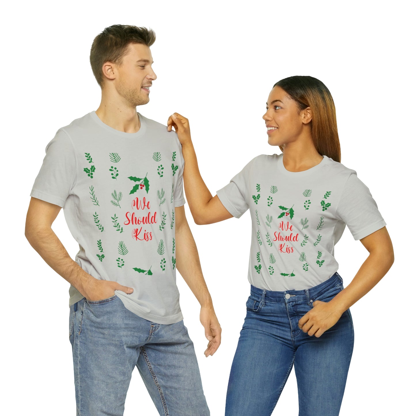 We Should Kiss Leaves Quotes Unisex Jersey Short Sleeve T-Shirt