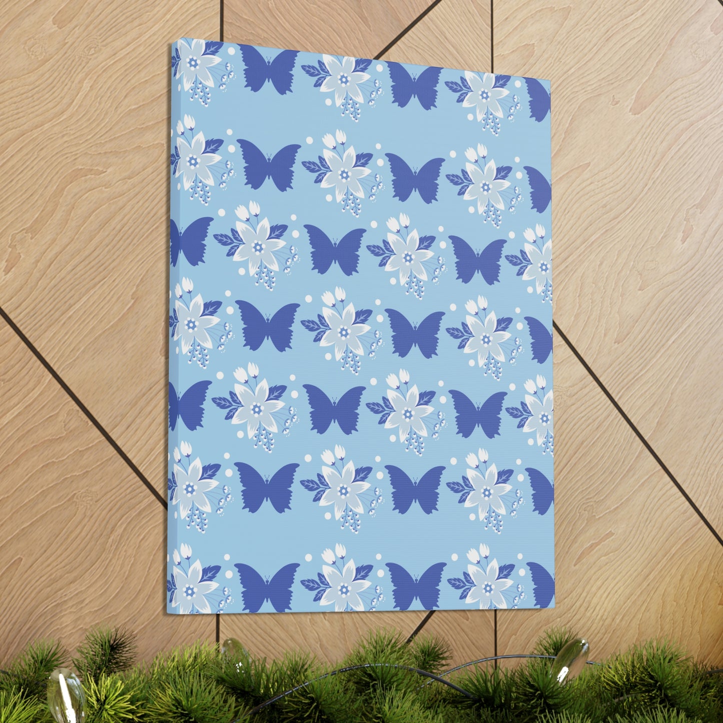 Butterfly Pattern Nature Animal Lovers Classic Art Canvas Gallery Wraps