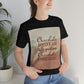 Chocolate Doesn’t Ask Questions Indulge in the Sweetness  Unisex Jersey Short Sleeve T-Shirt