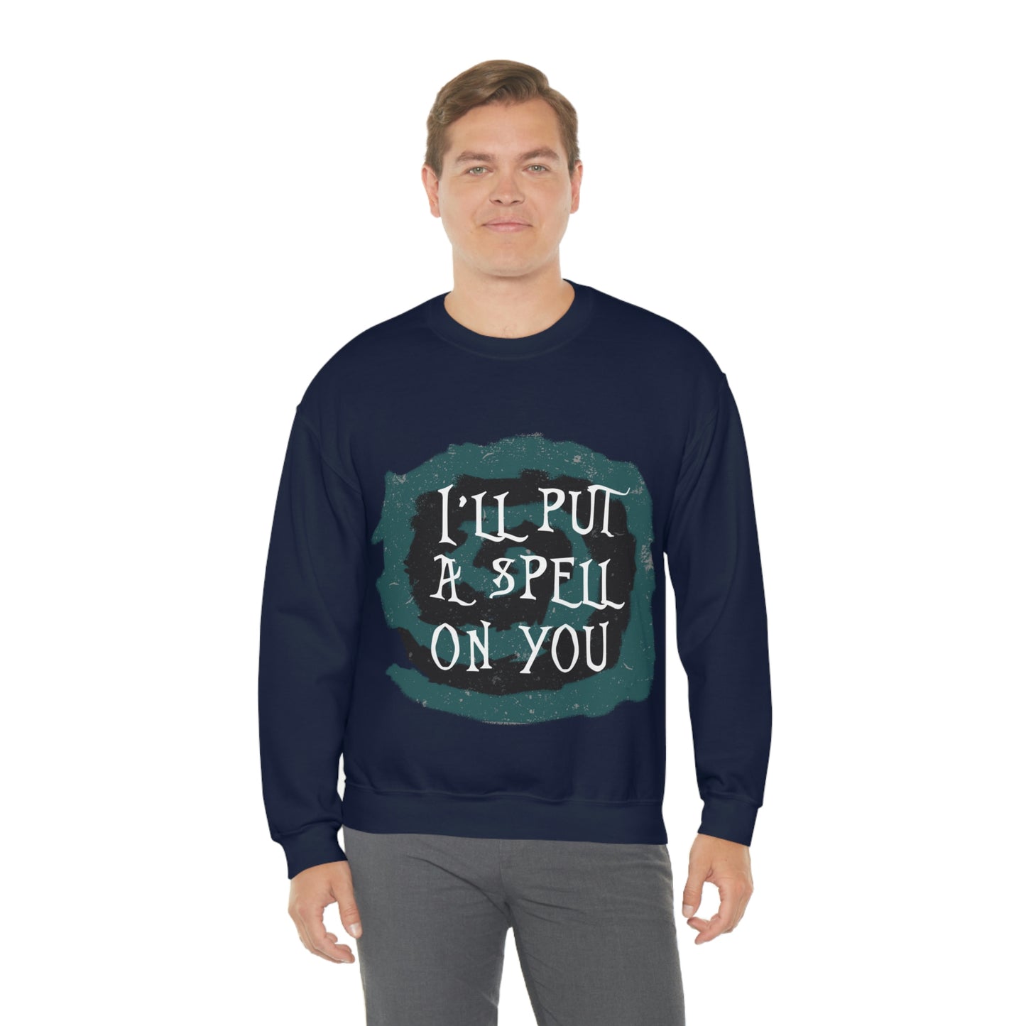 I`ll Put A Spell On You Halloween Trick Or Treat Unisex Heavy Blend™ Crewneck Sweatshirt