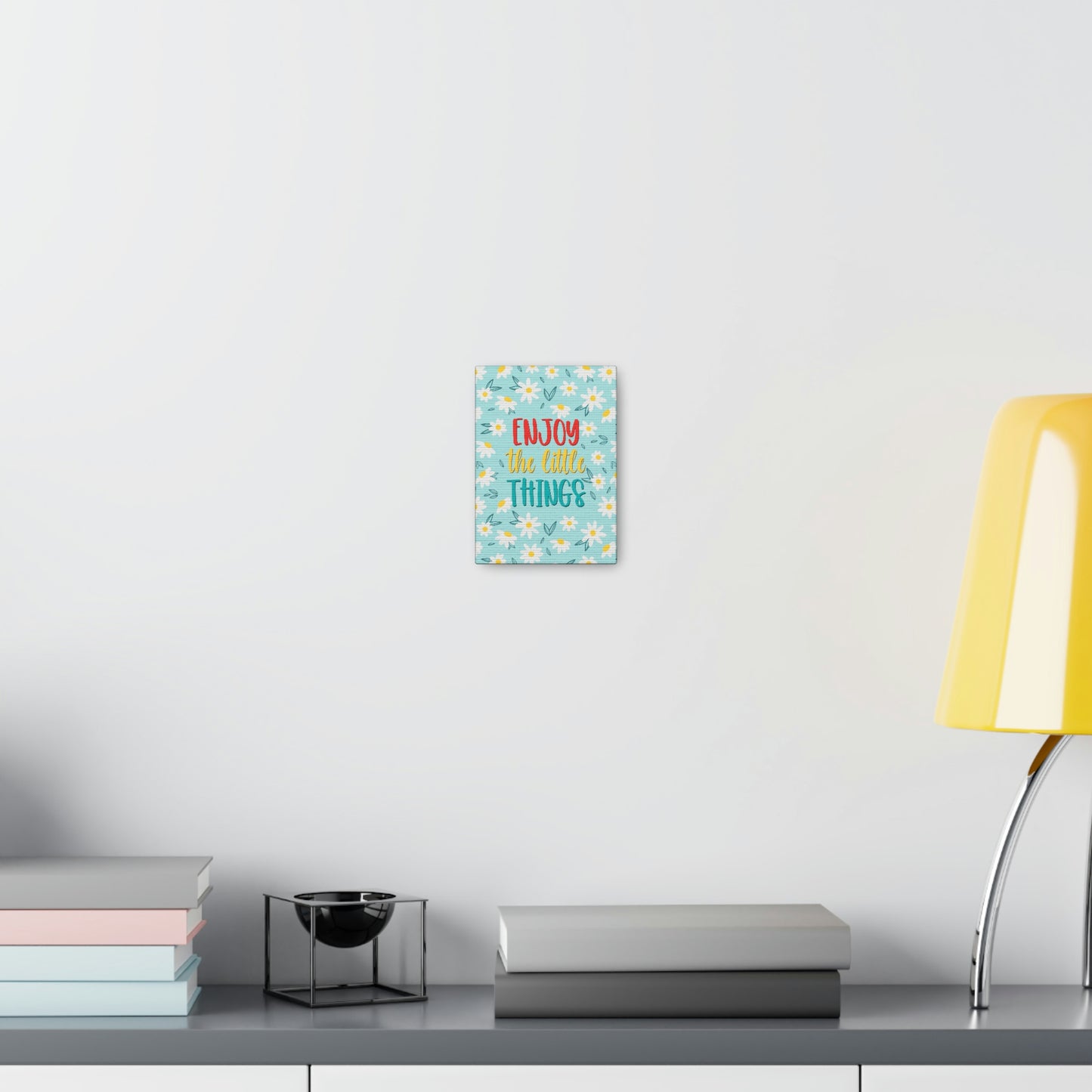 Enjoy The Little Things Aesthetic Classic Art Canvas Gallery Wraps