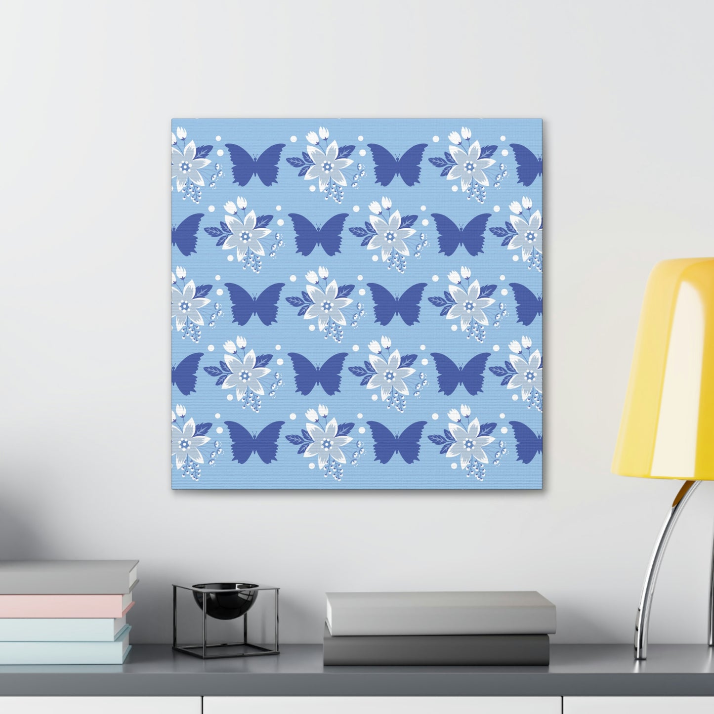 Butterfly Pattern Nature Animal Lovers Classic Art Canvas Gallery Wraps