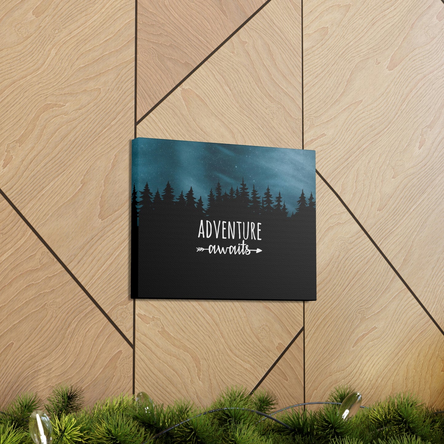 Adventure Awaits Art Vacation Landscape Explore Aesthetic Classic Art Canvas Gallery Wraps