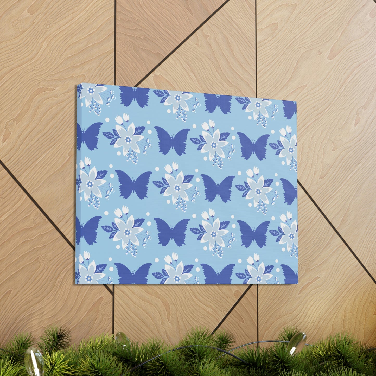 Butterfly Pattern Nature Animal Lovers Classic Art Canvas Gallery Wraps