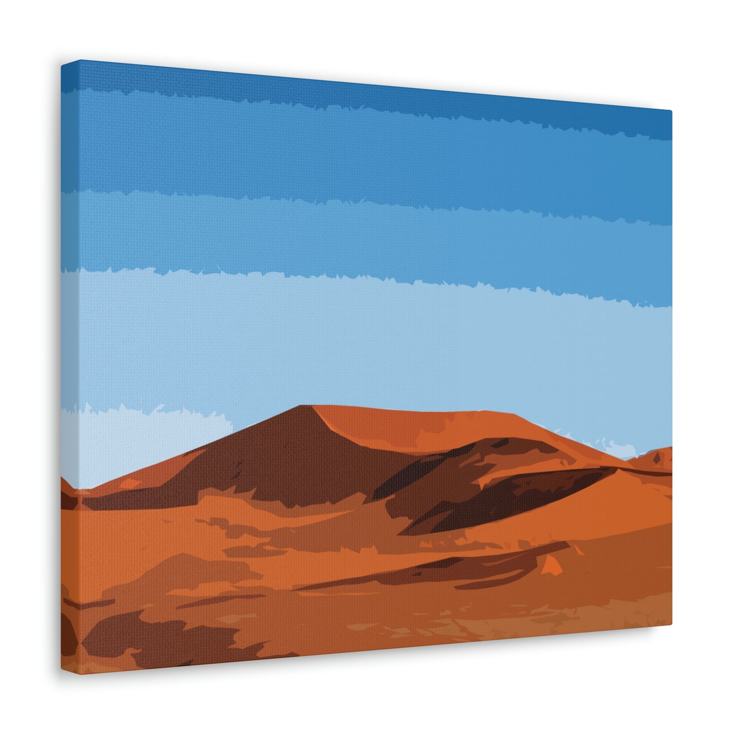 Landscape Desert Orange Sand Abstract Nature Modern Aesthetics Aesthetic Classic Art Canvas Gallery Wraps