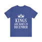 Kings Are Born in December Happy Birthday Unisex Jersey Short Sleeve T-Shirt