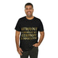 Astrology Is Important But Astronomy Is Importanter Funny Quotes Gold Unisex Jersey Short Sleeve T-Shirt