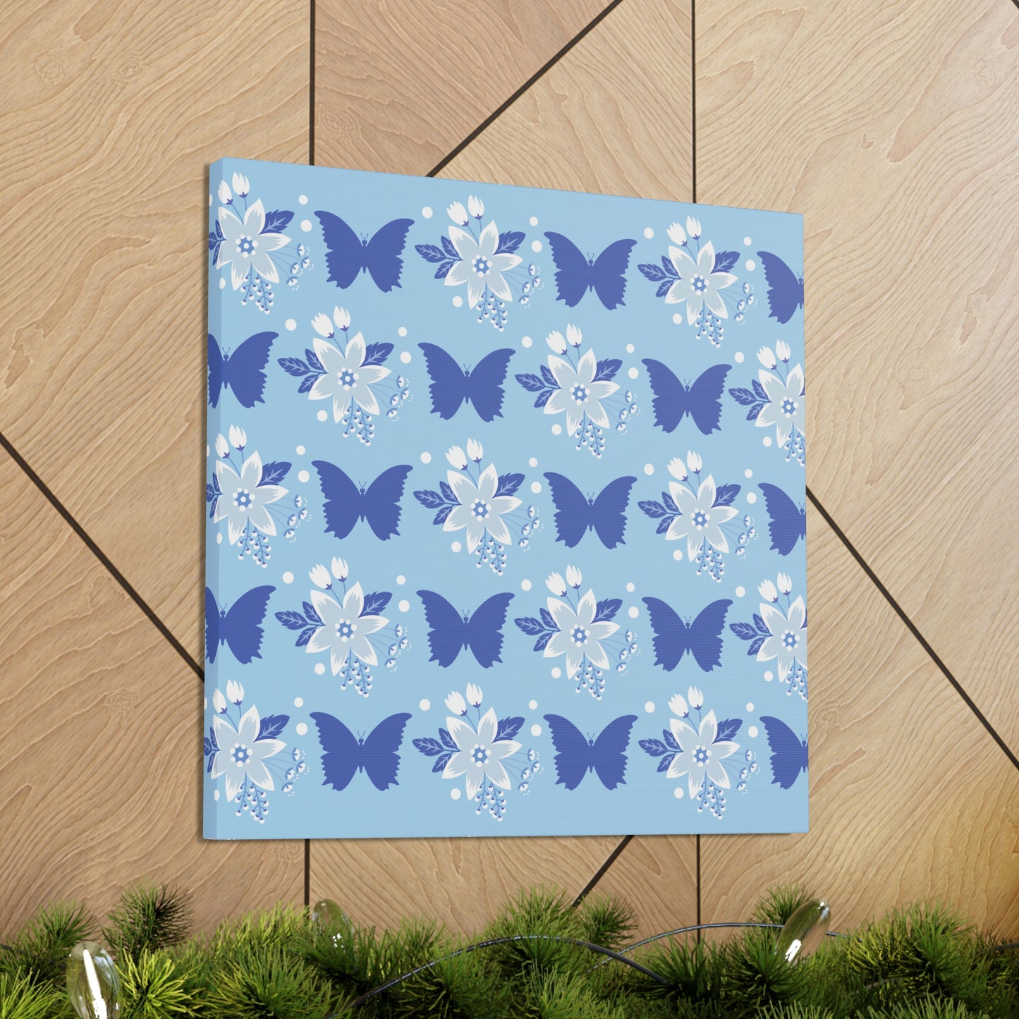 Butterfly Pattern Nature Animal Lovers Classic Art Canvas Gallery Wraps