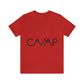 Camping Typography Minimal Art Unisex Jersey Short Sleeve T-Shirt