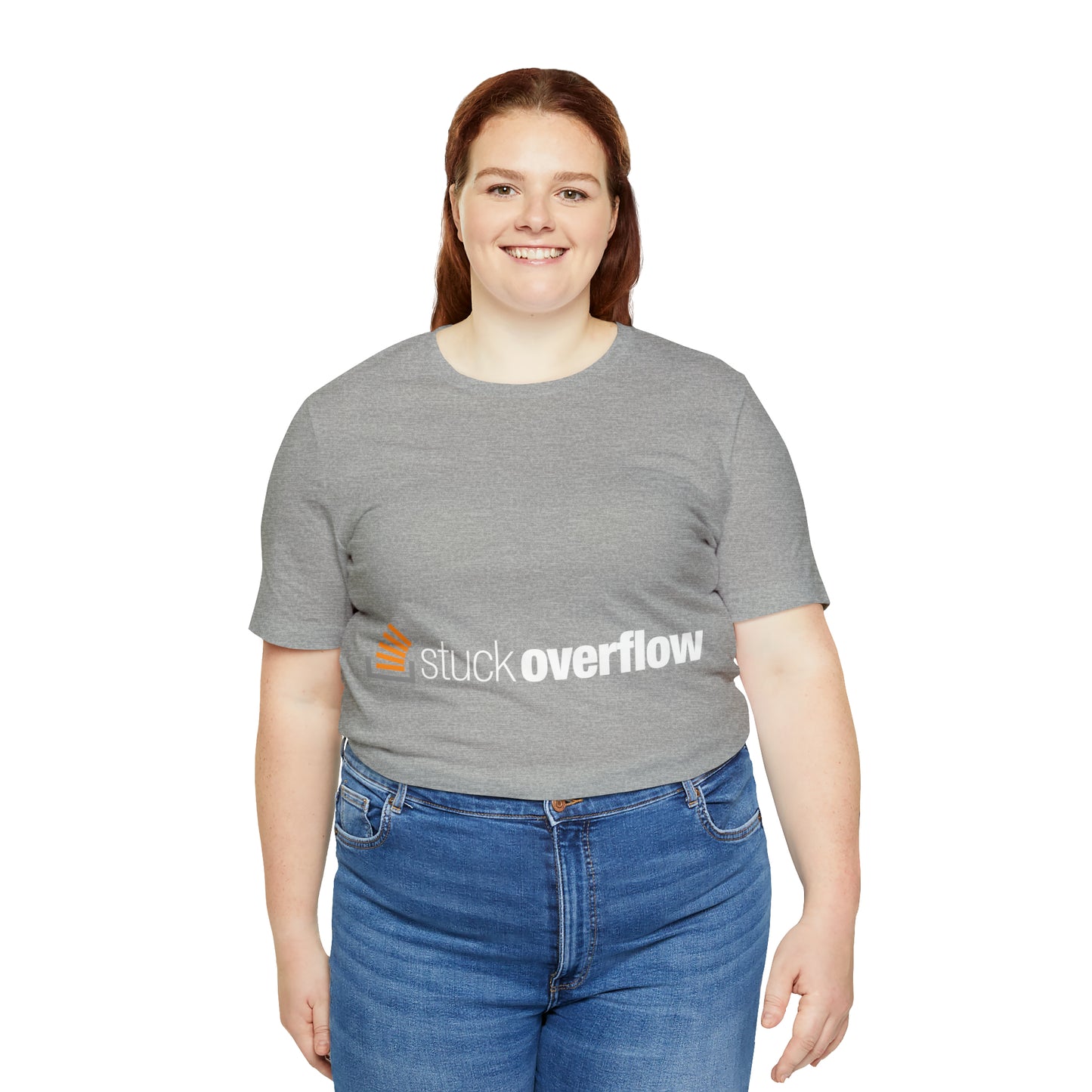 Stack Overflow Funny IT Developer Programming Nerdy Unisex Jersey Short Sleeve T-Shirt