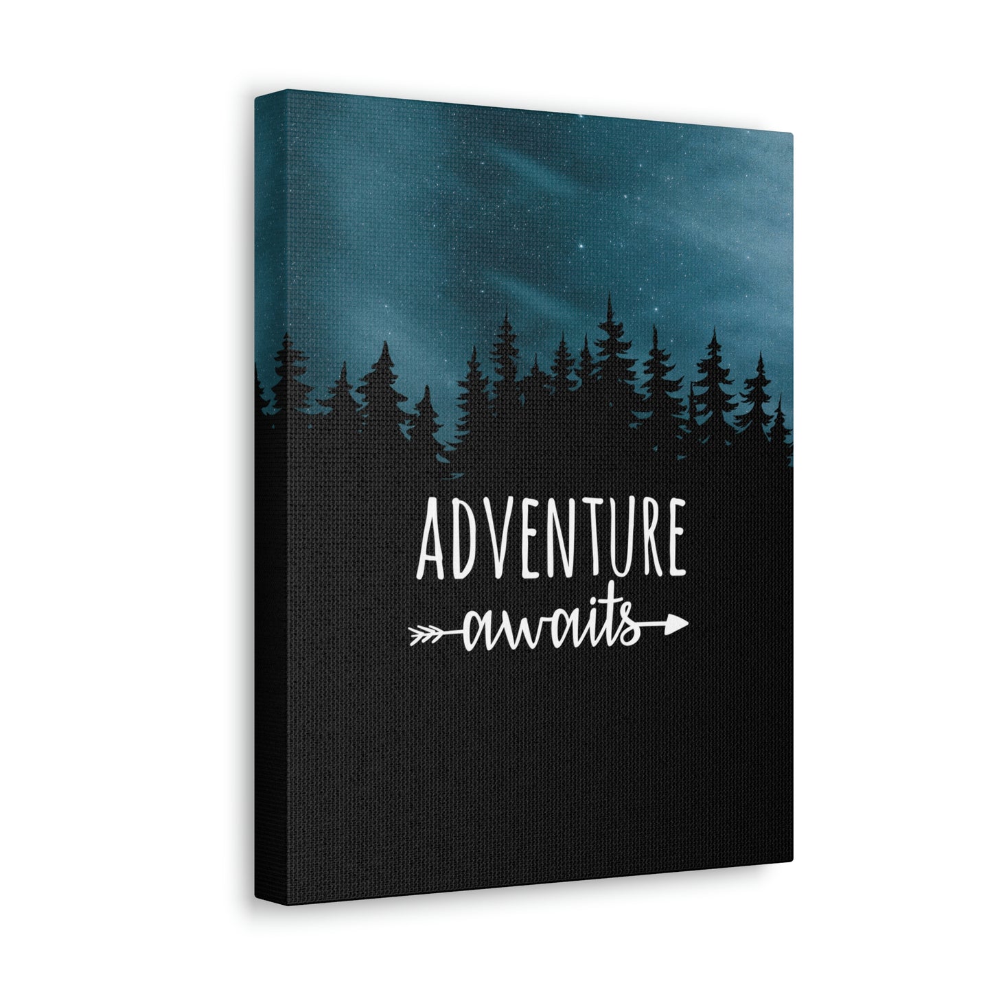 Adventure Awaits Art Vacation Landscape Explore Aesthetic Classic Art Canvas Gallery Wraps