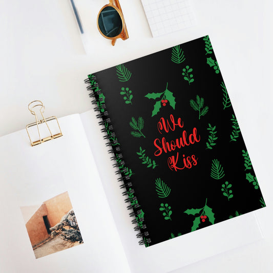 We Should Kiss Leaves Quotes Spiral Notebook Ruled Line