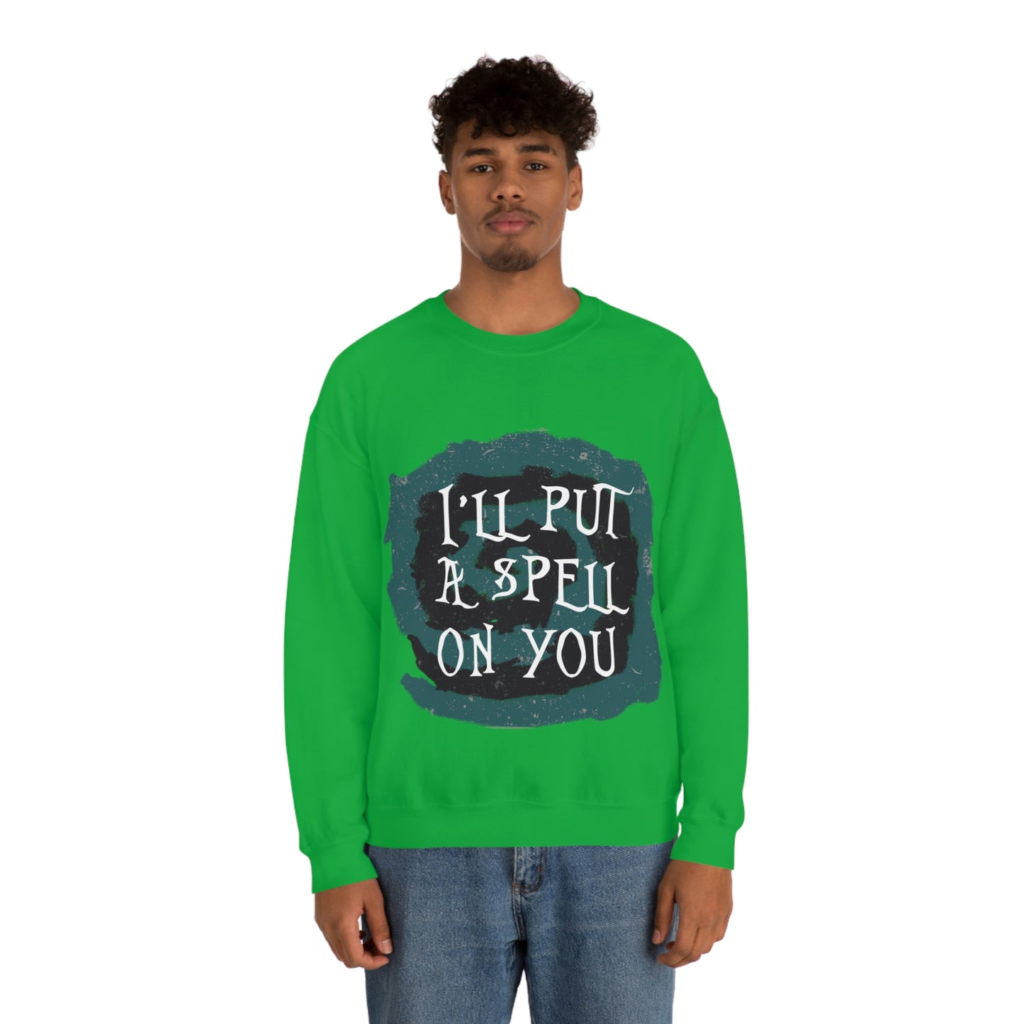 I`ll Put A Spell On You Halloween Trick Or Treat Unisex Heavy Blend™ Crewneck Sweatshirt