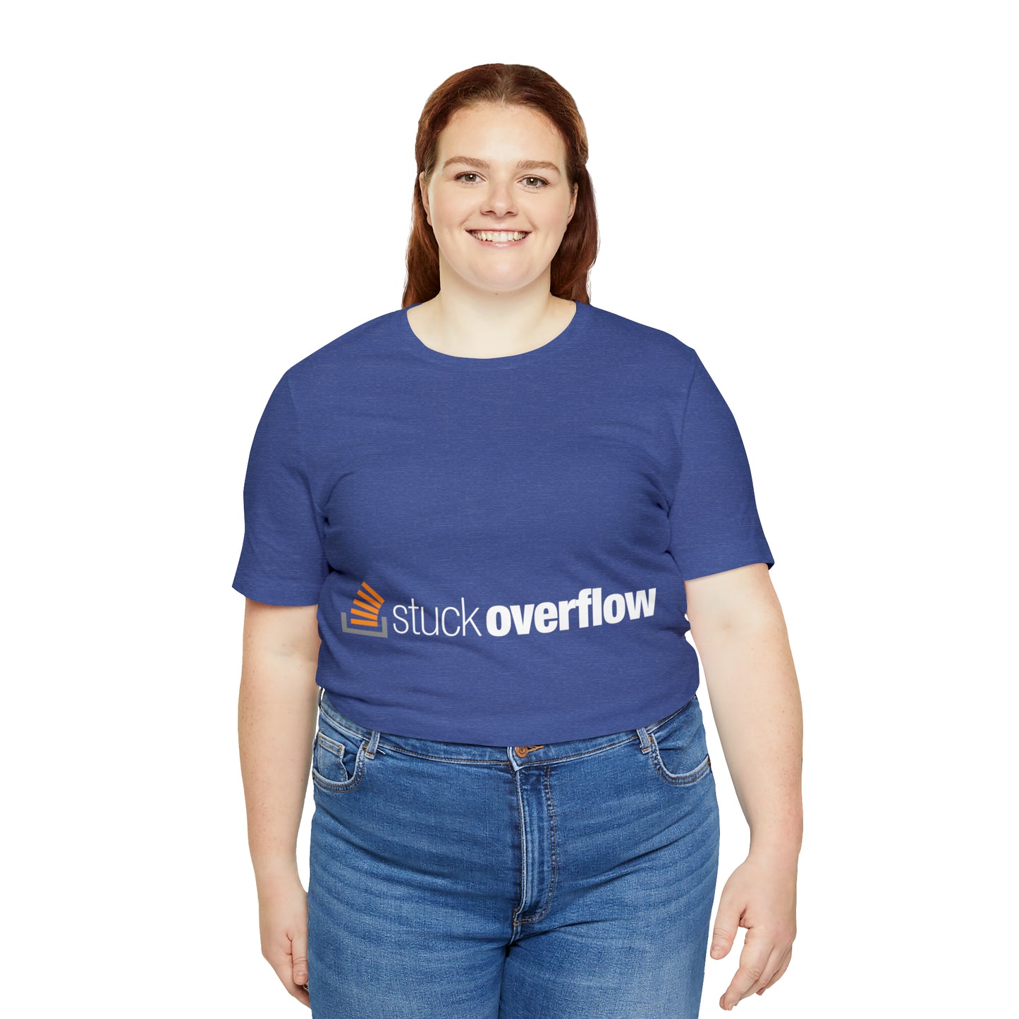 Stack Overflow Funny IT Developer Programming Nerdy Unisex Jersey Short Sleeve T-Shirt